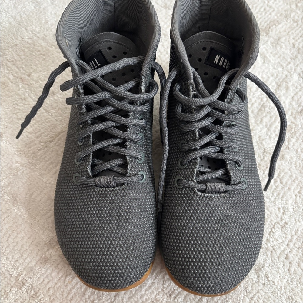 NOBULL grey gum high-top trainers - Picture 3 of 5